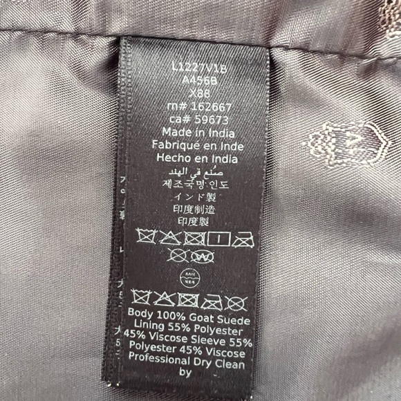 John Varvatos Shilo Suede Shirt Jacket Whiskey Brown Mens S (36/38) - Picture 9 of 12